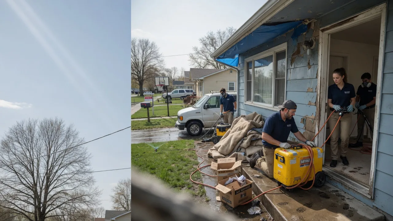 Basement Flood Cleanup in La Center, KY near me